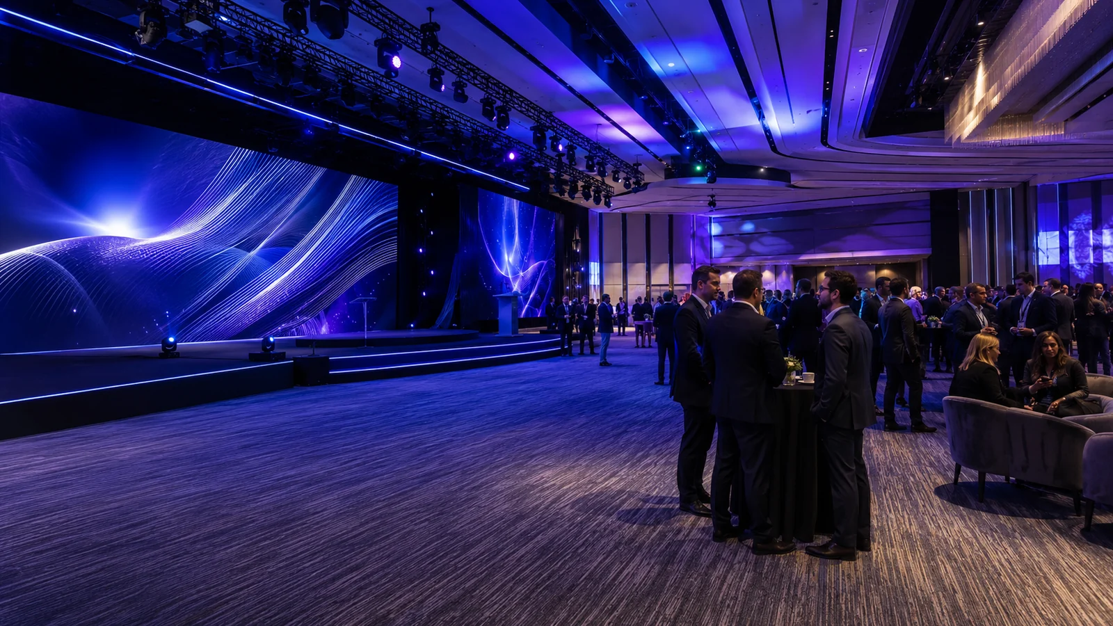 Premium corporate event managed by ICOBS Events