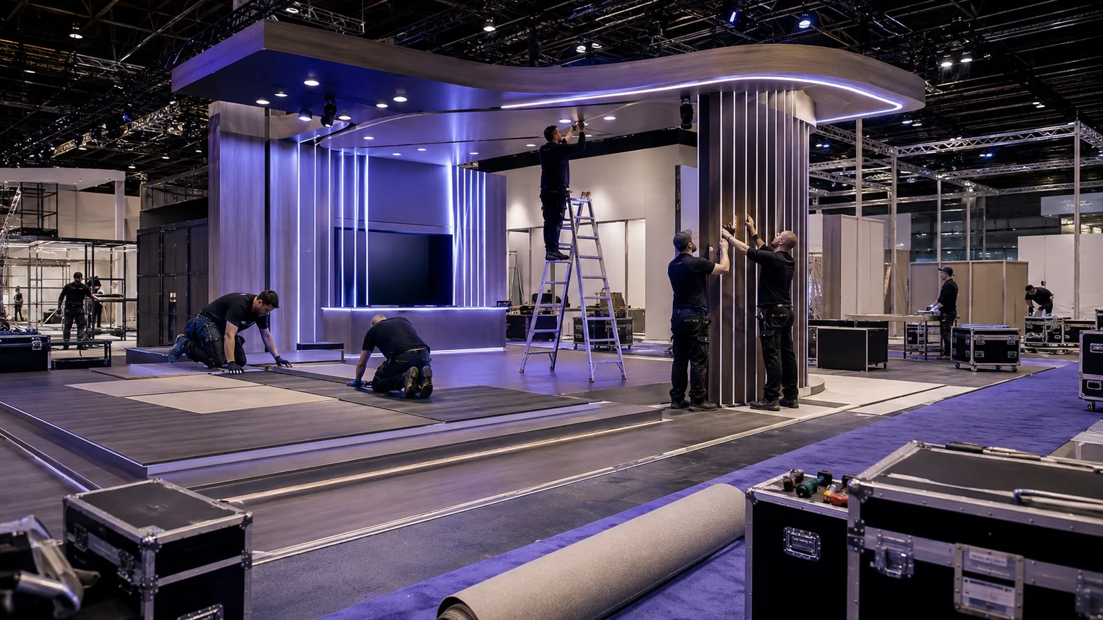 Event stall fabrication and operations